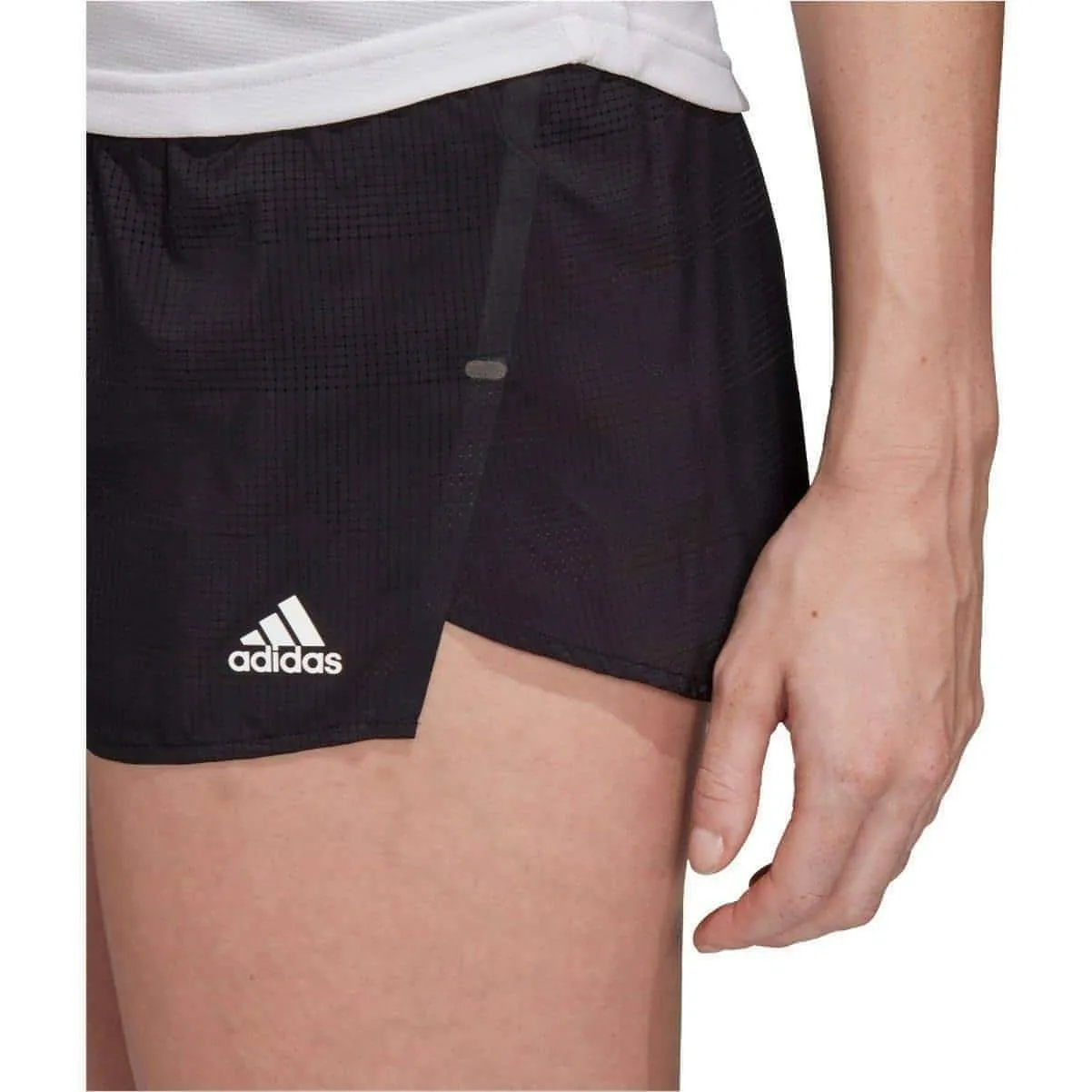 adidas Speed Split Womens Running Shorts - Black