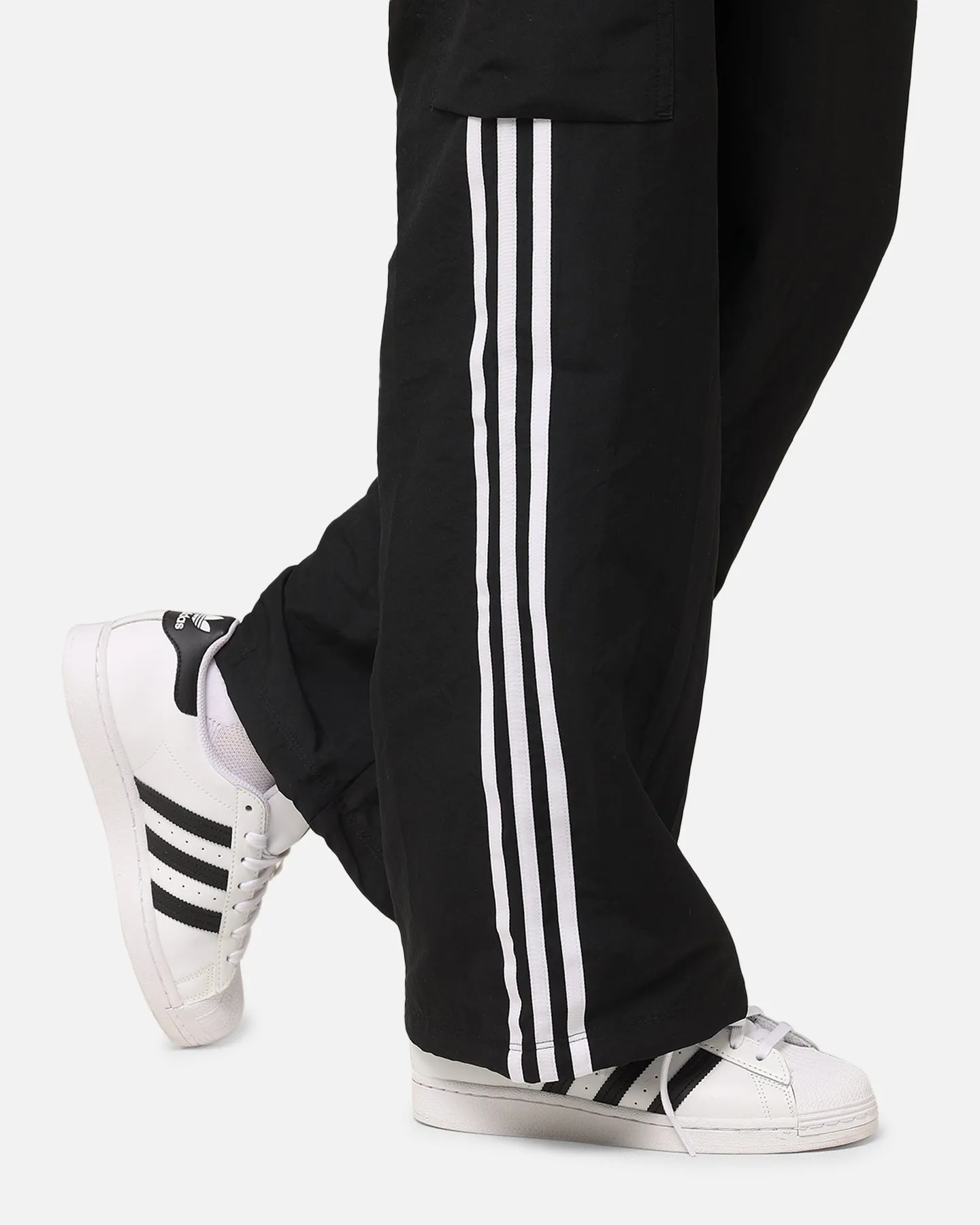 Adidas Women's 3-Stripe Cargo Pants Black