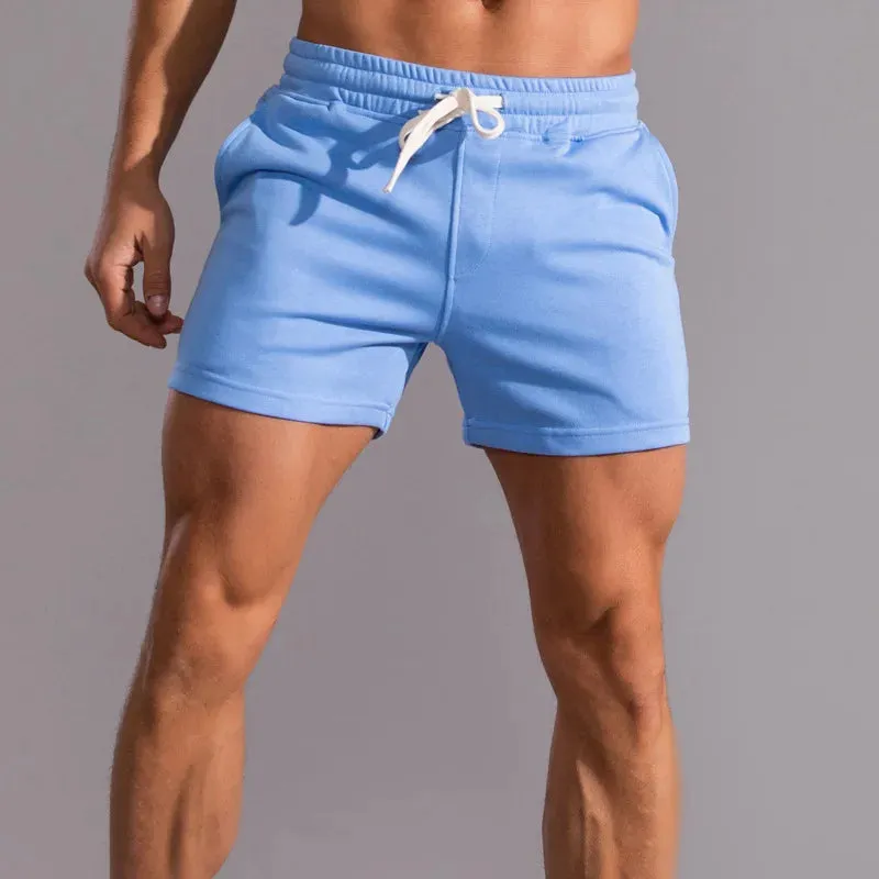 Aidase 2024 Summer Male Shorts Cotton Casual Running Shorts Men Joggers Fitness Workout Shorts Black Quick Dry Gym Sports Short Pants