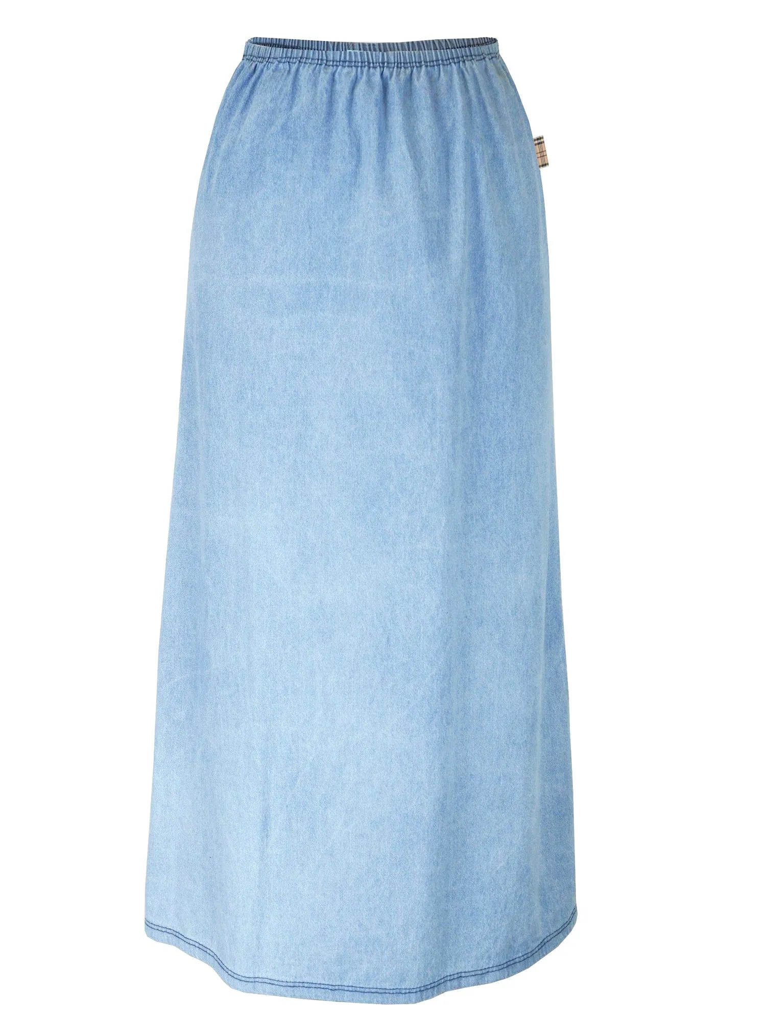 Baby-O Denim Long Straight Skirt