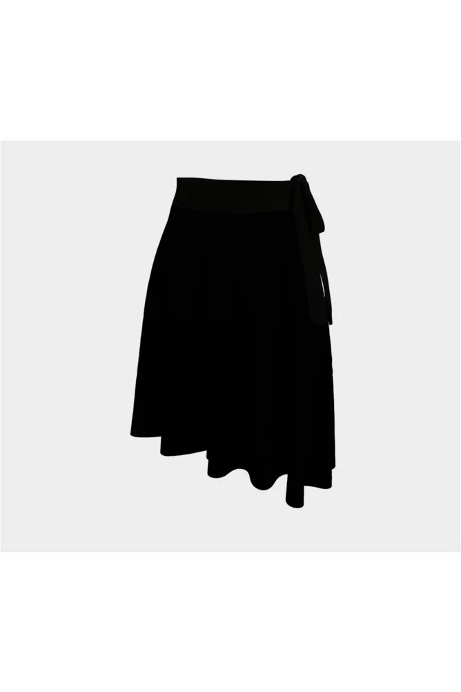 Black Wrap Skirt