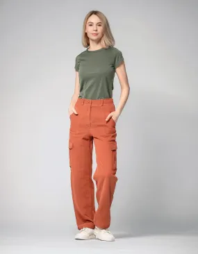 Bright Orange Cargo Pants