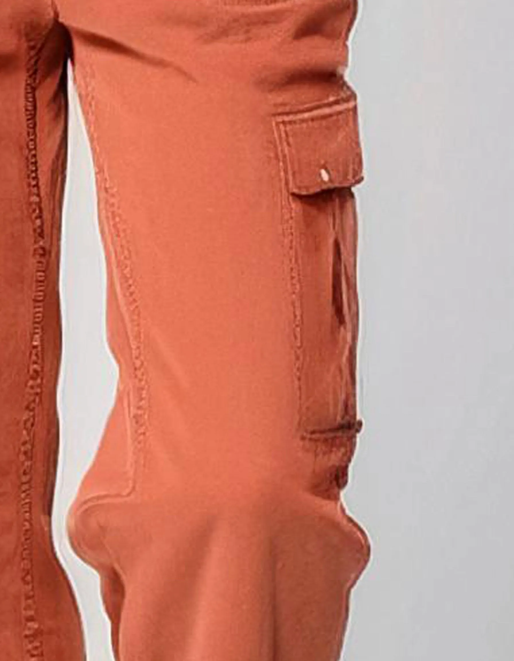 Bright Orange Cargo Pants