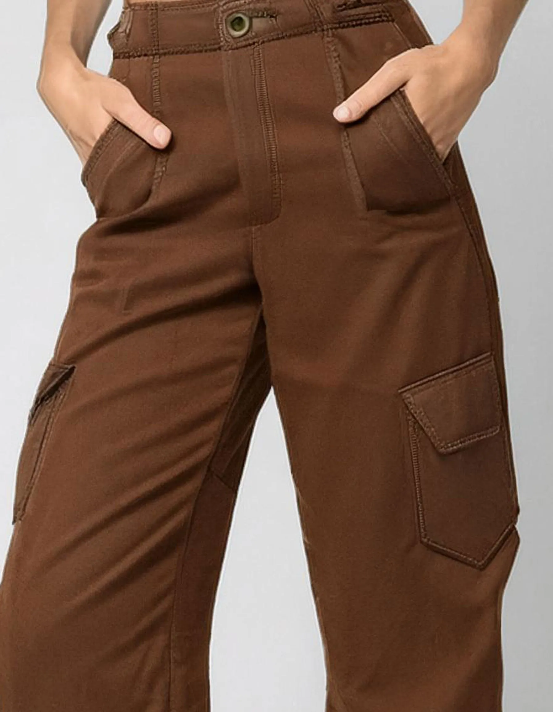 Brown Cargo Pants