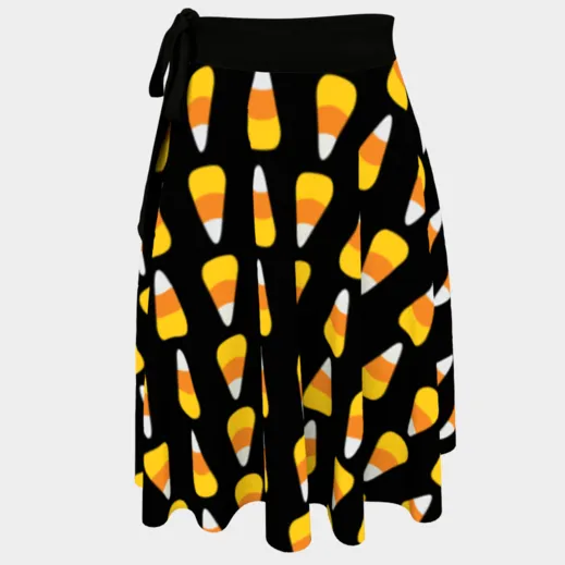 Candy Corn Wrap Skirt