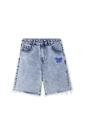 CLUELESS DENIM SHORTS BLUE