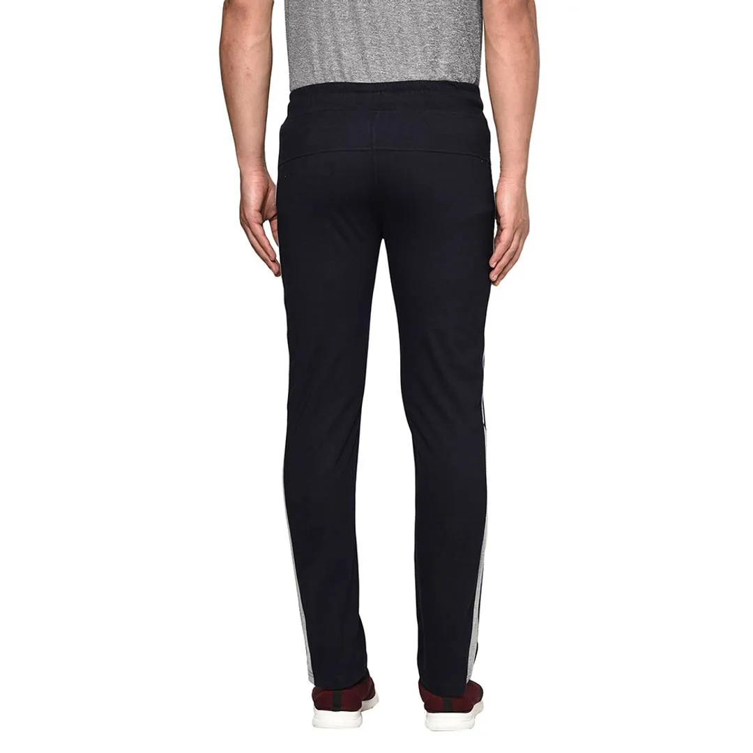 Cotton Blend Navy Track Pant/Pyjama For Men