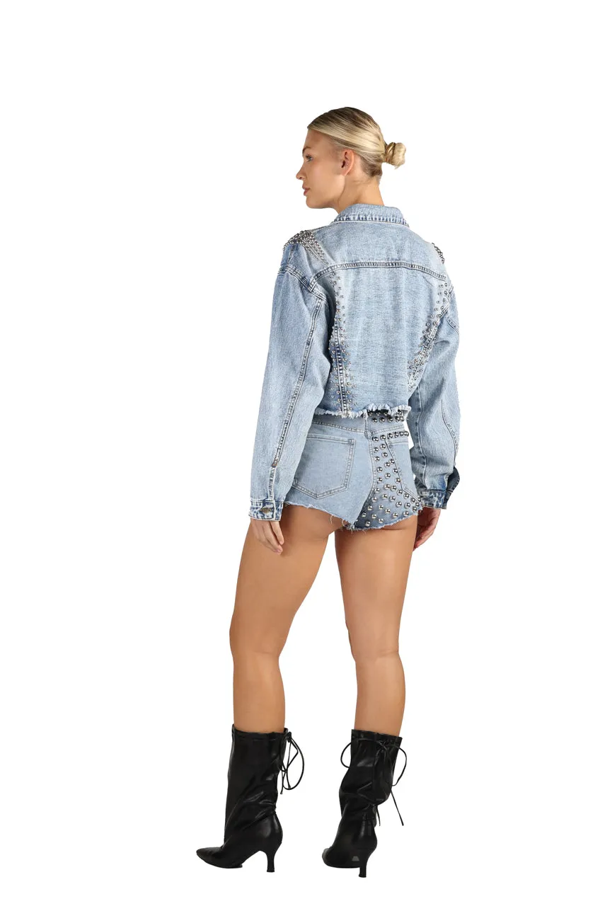 DENIM TACHU SHORTS