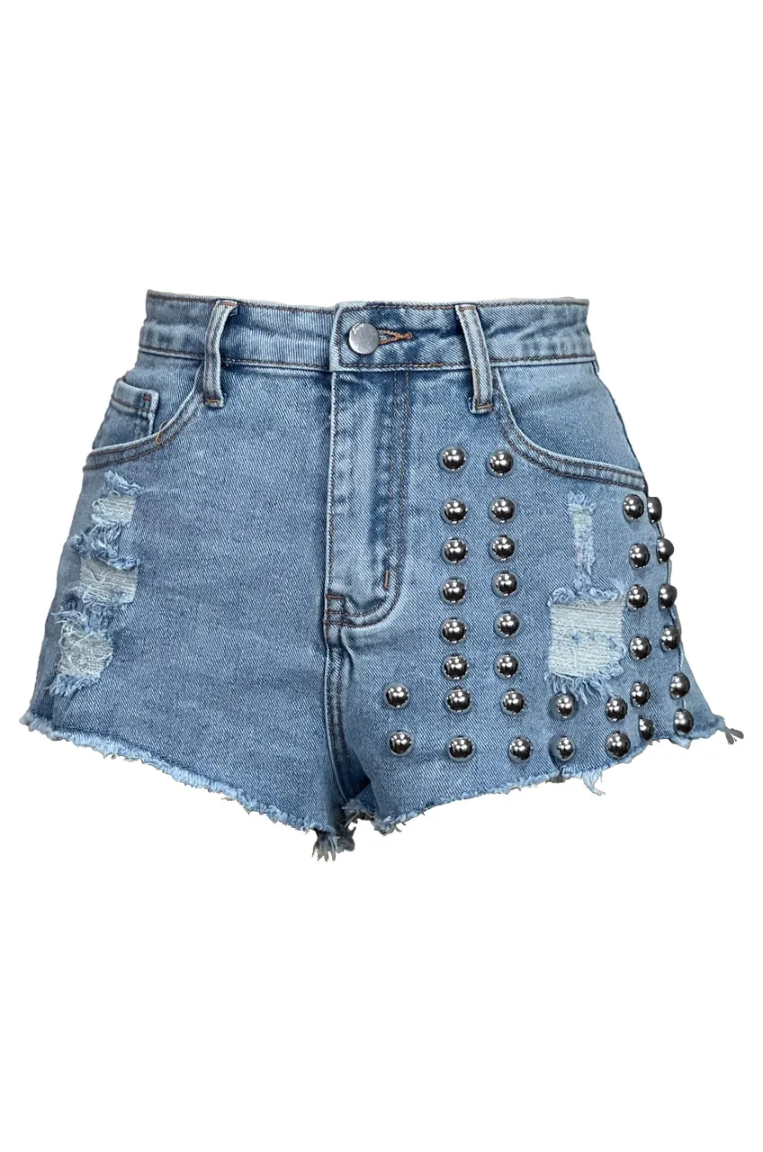 DENIM TACHU SHORTS