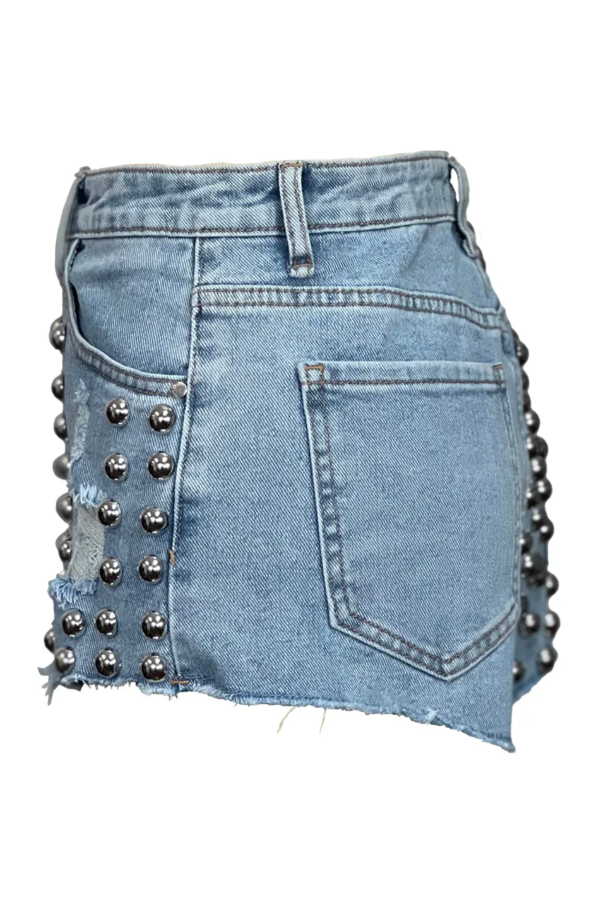 DENIM TACHU SHORTS