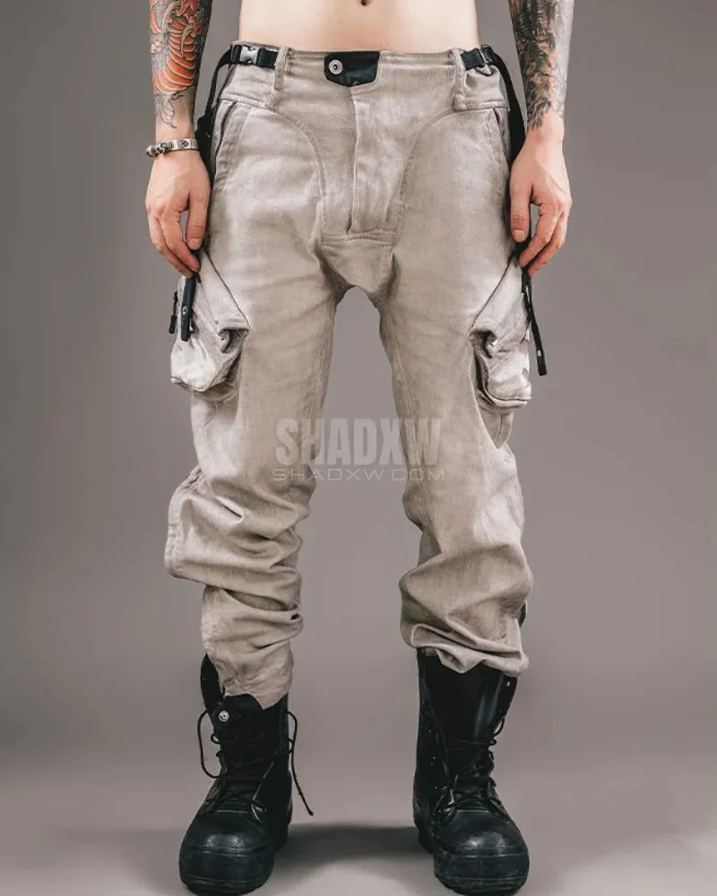 Distressed Cargo Pants