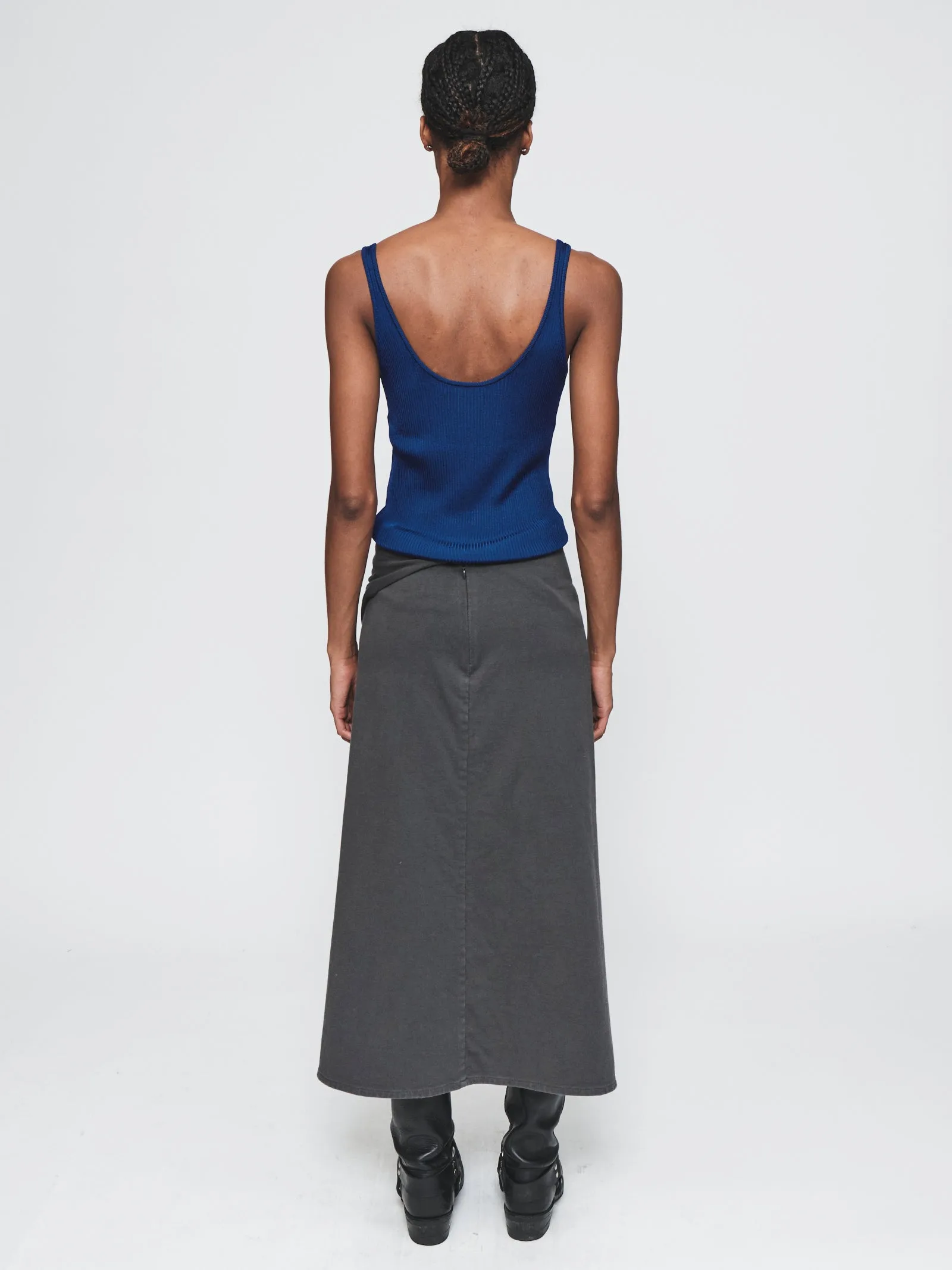 Draped Wrap Skirt