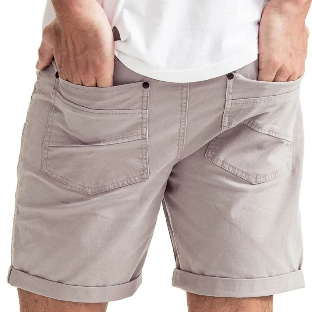 Drill Chino Shorts - Grey