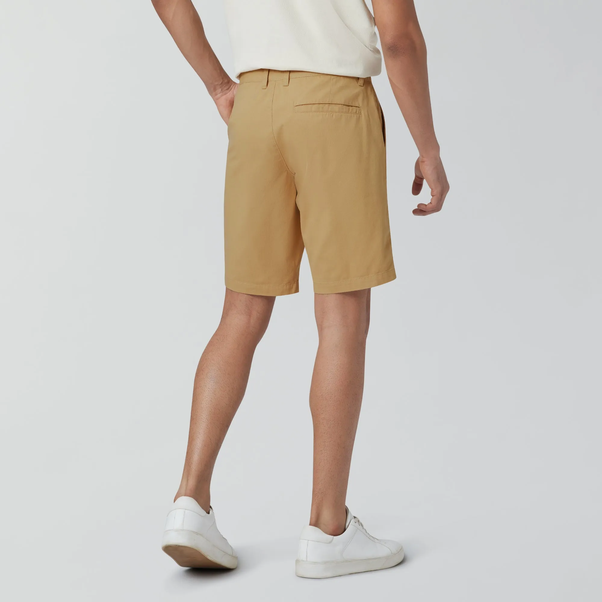 Element Cotton Chinos Shorts For Men Sand Brown