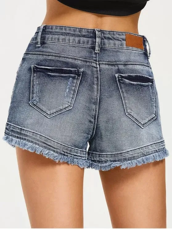 Fashion Cutoffs Destroyed Denim Shorts