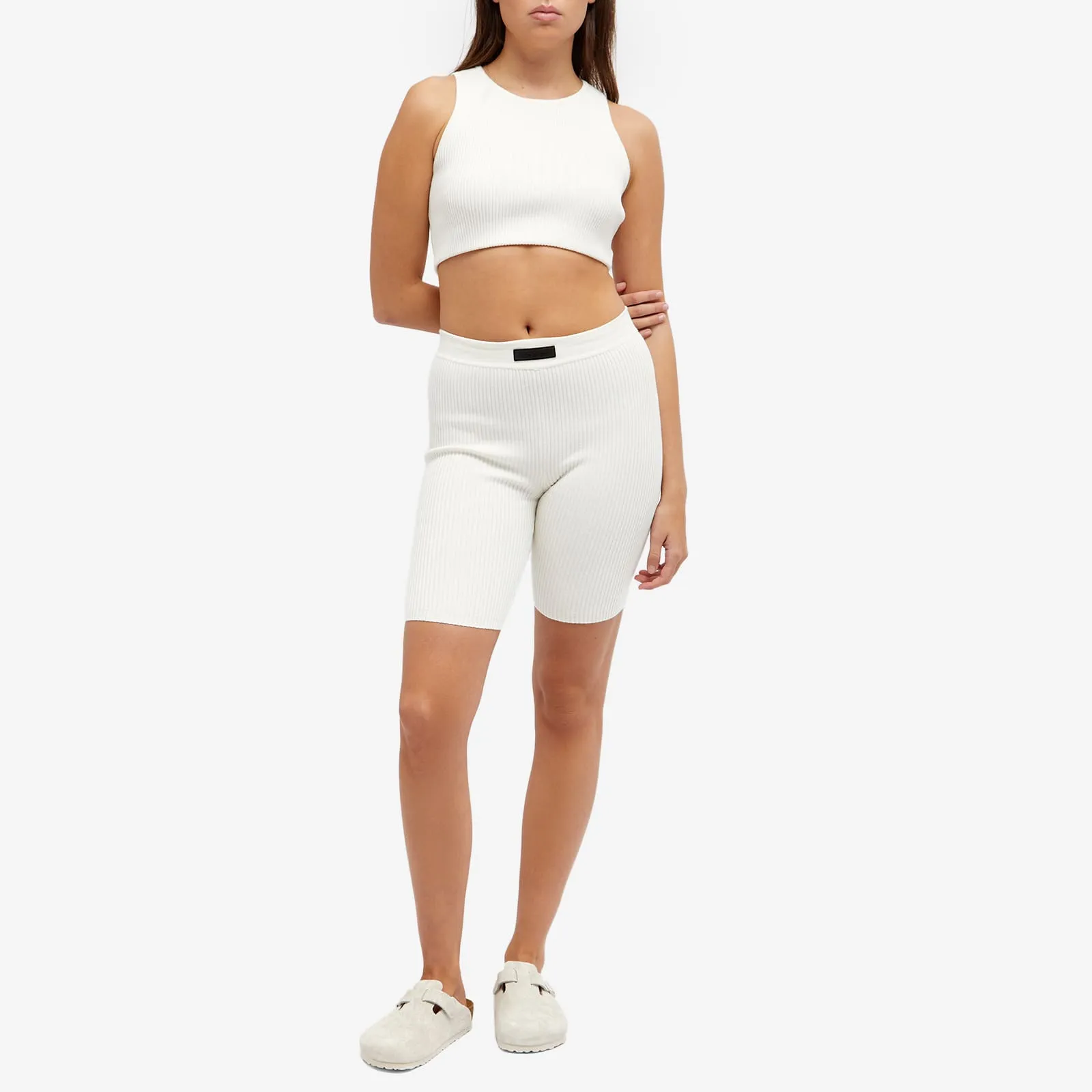 Fear Of God Essentials Essentials Biker Shorts, cream