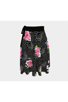 Floral Cascades Wrap Skirt