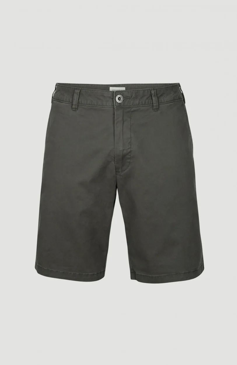 Friday Night Chino Shorts | Military Green -A