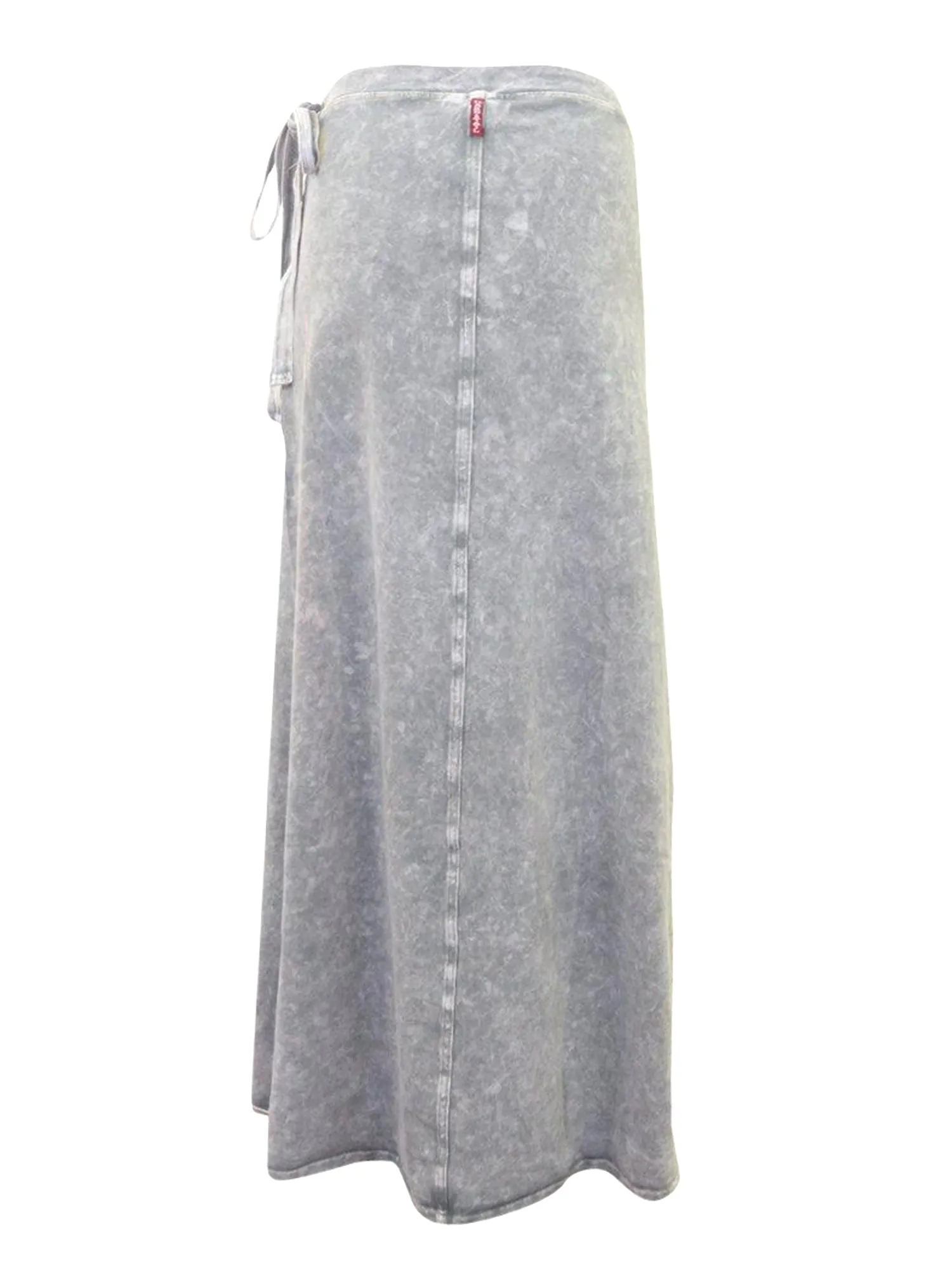 Hard Tail Long Wrap Skirt (W-964)