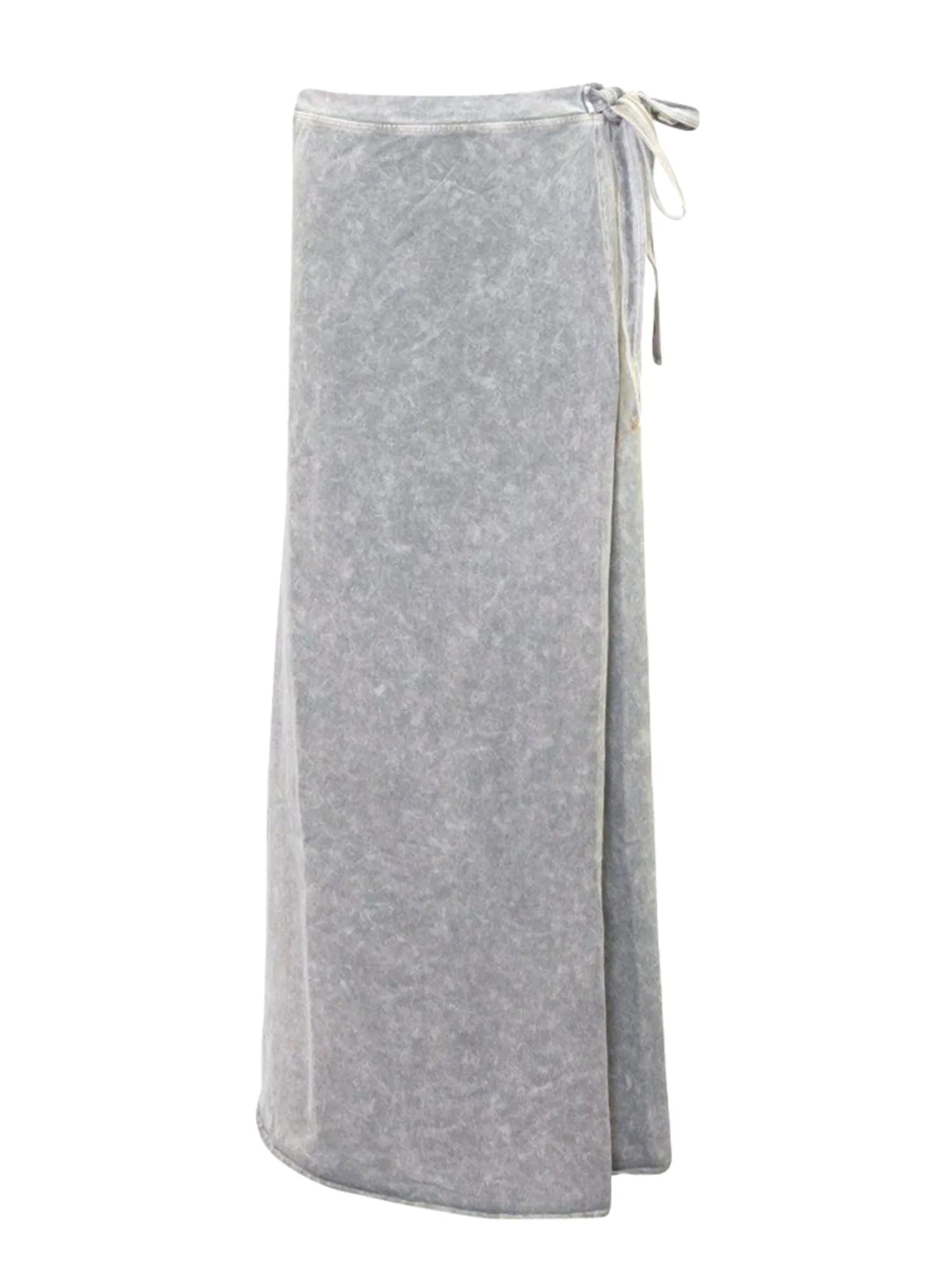 Hard Tail Long Wrap Skirt (W-964)