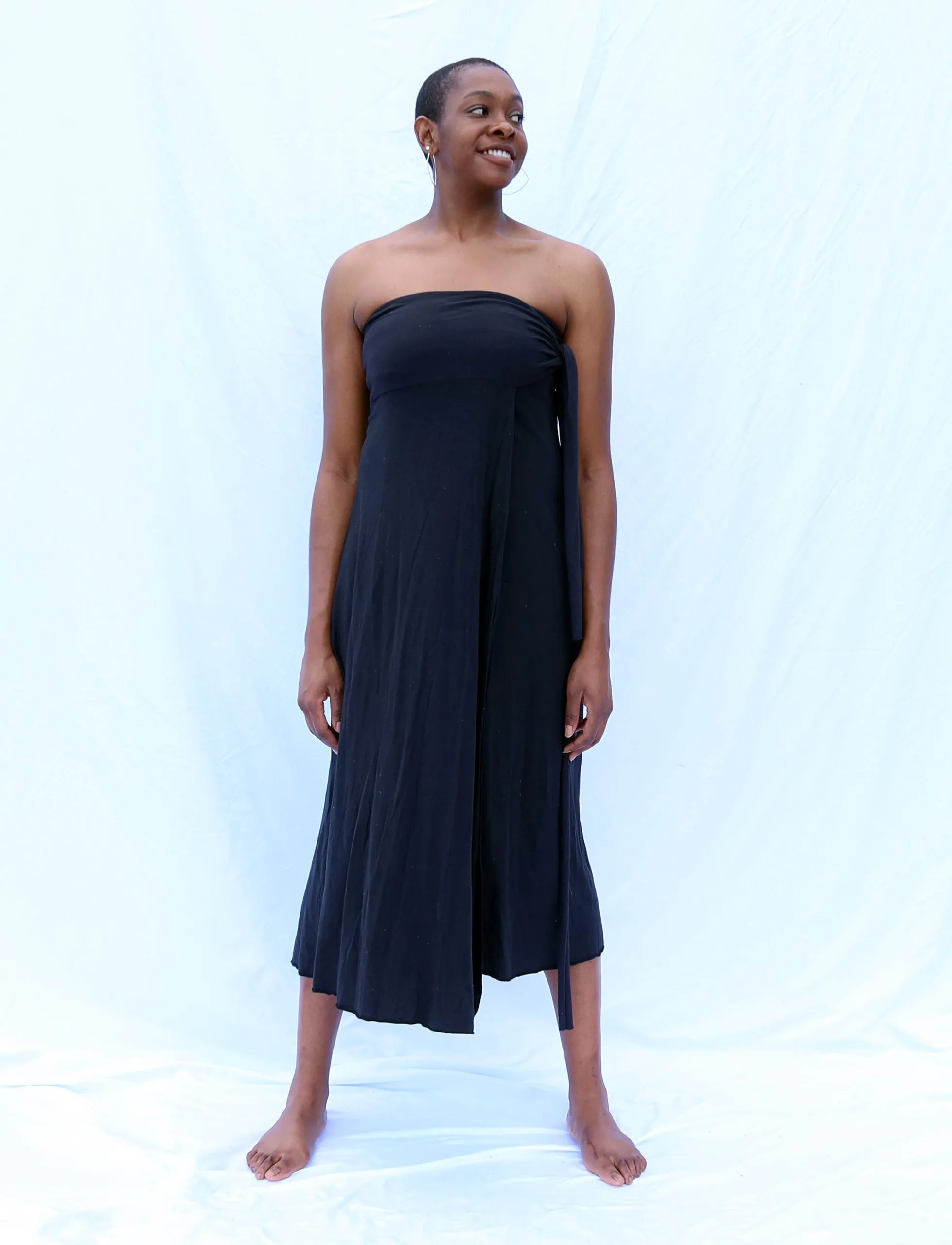 High Belt Wrap Simplicity Long Skirt