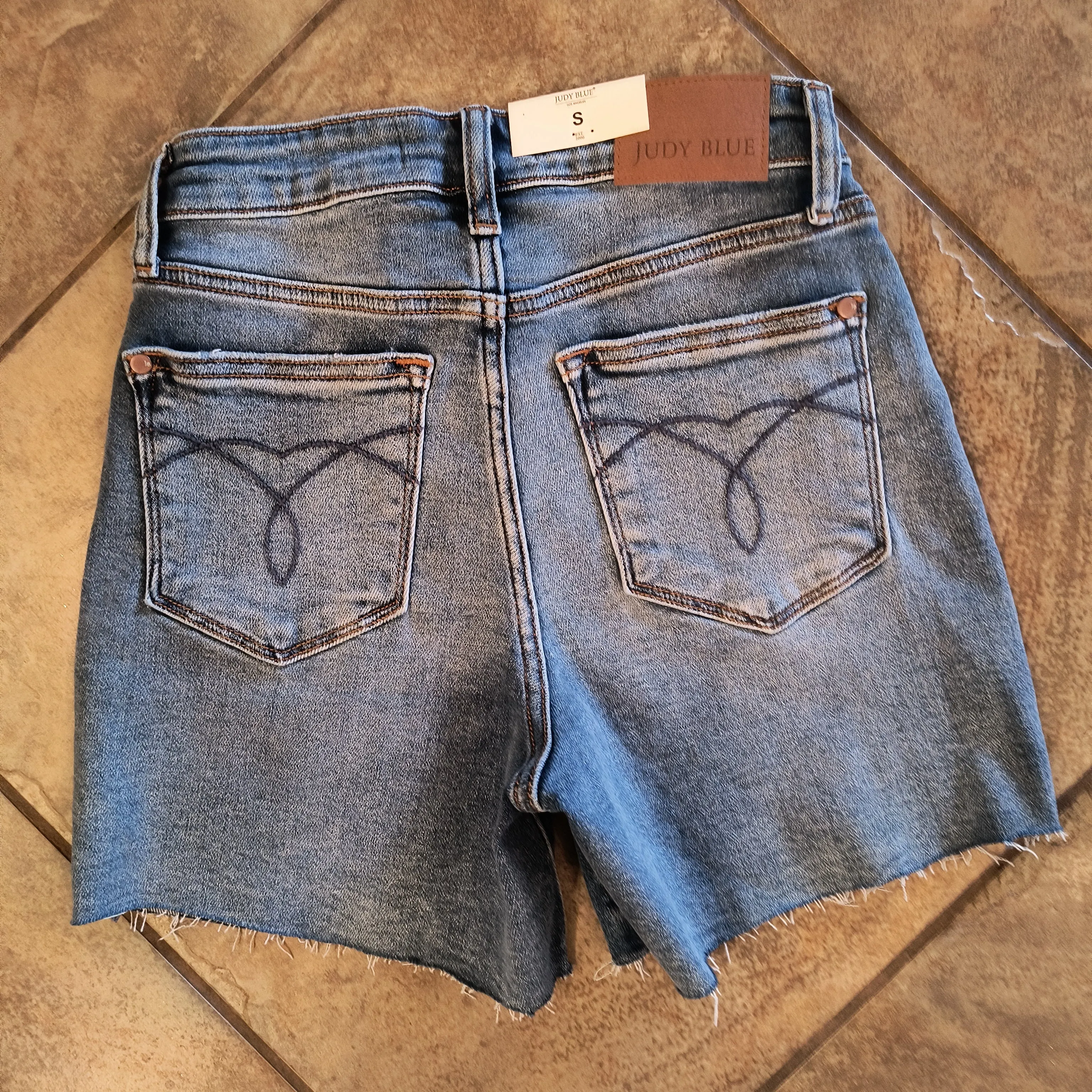 High Waist Denim Cut Off Shorts | Judy Blue