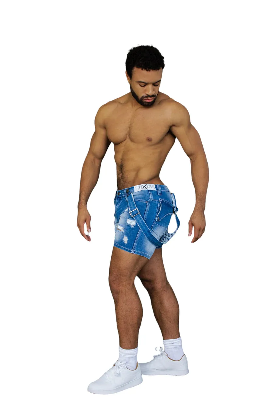 Homar Strap Shorts (Sky Blue)