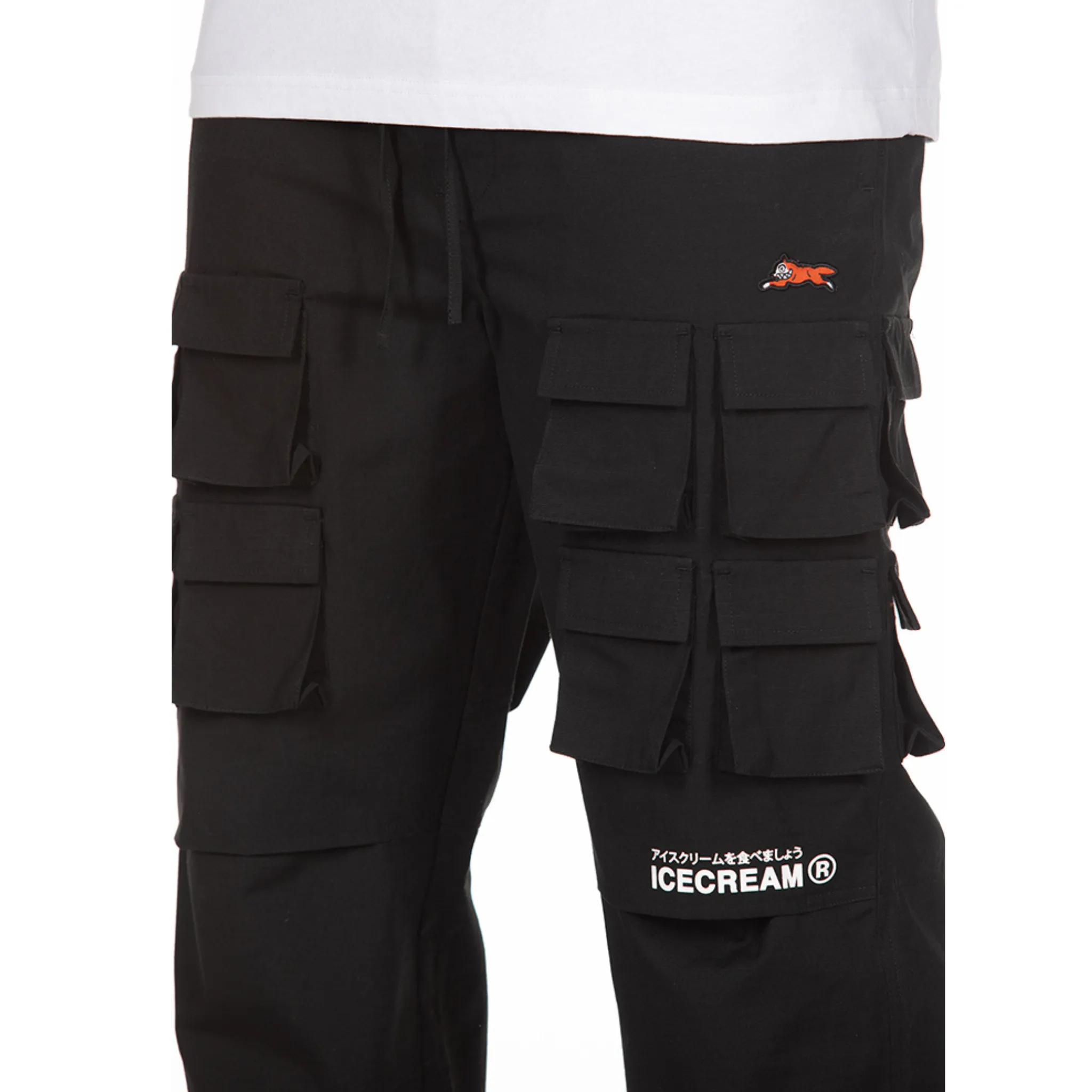 Icecream Racer Cargo Pants (Black)