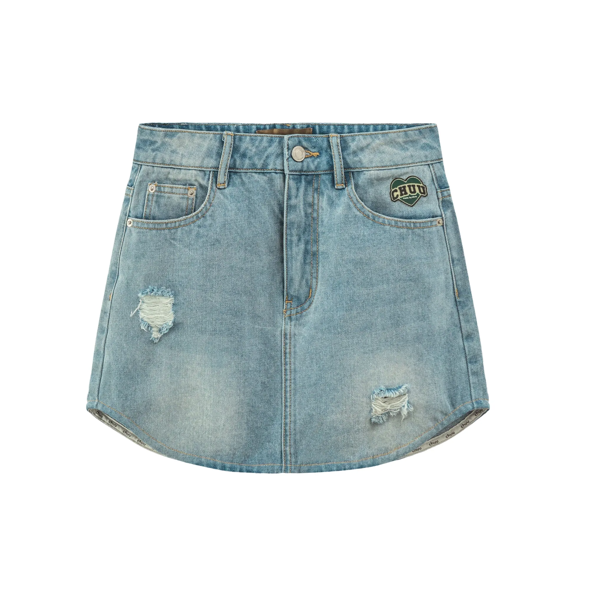 Inspiration Is All Around You Denim Skirt