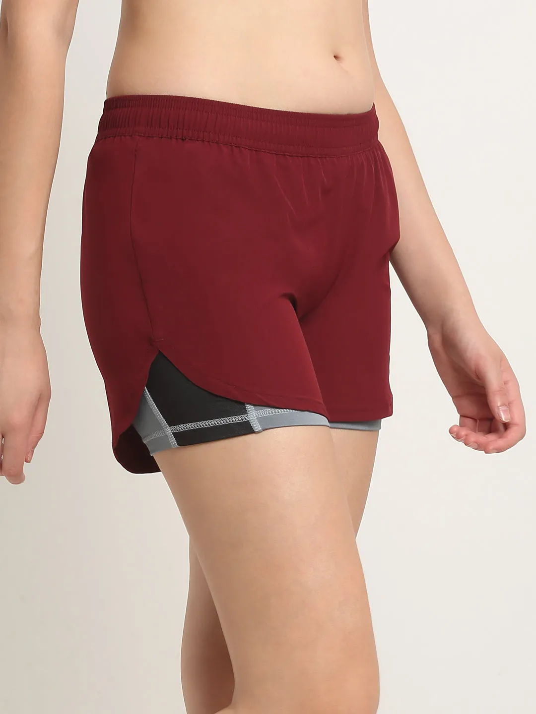 Invincible Women's Double Layered Shorts