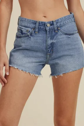 JBD by Just Black Denim Vintage Wash Denim Shorts