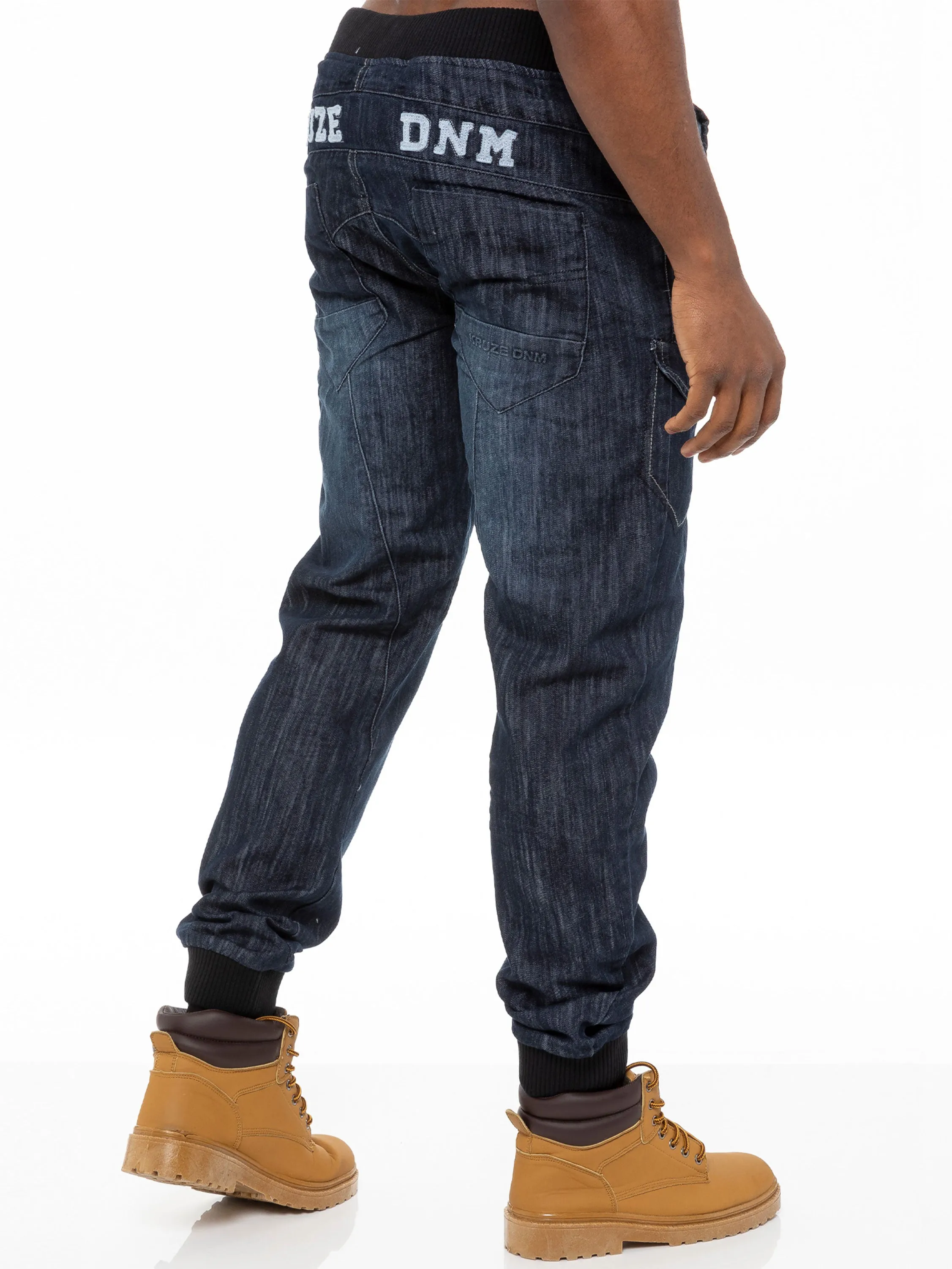 Kruze | Mens Denim Cuffed Jeans