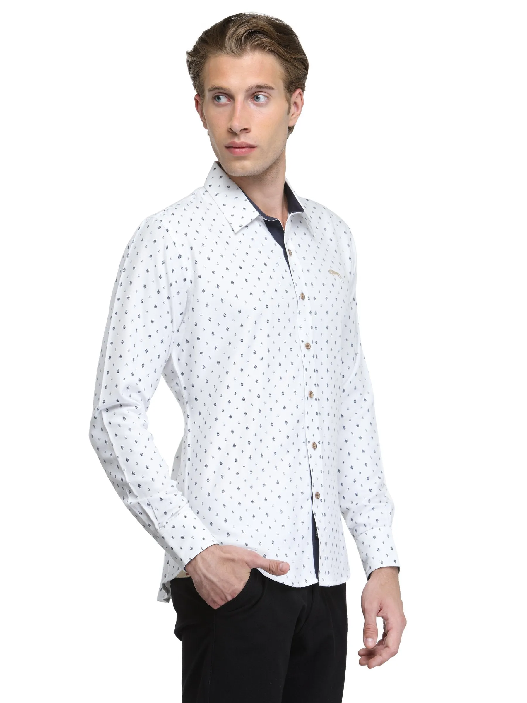 Men Full Sleeve Printed Shirt