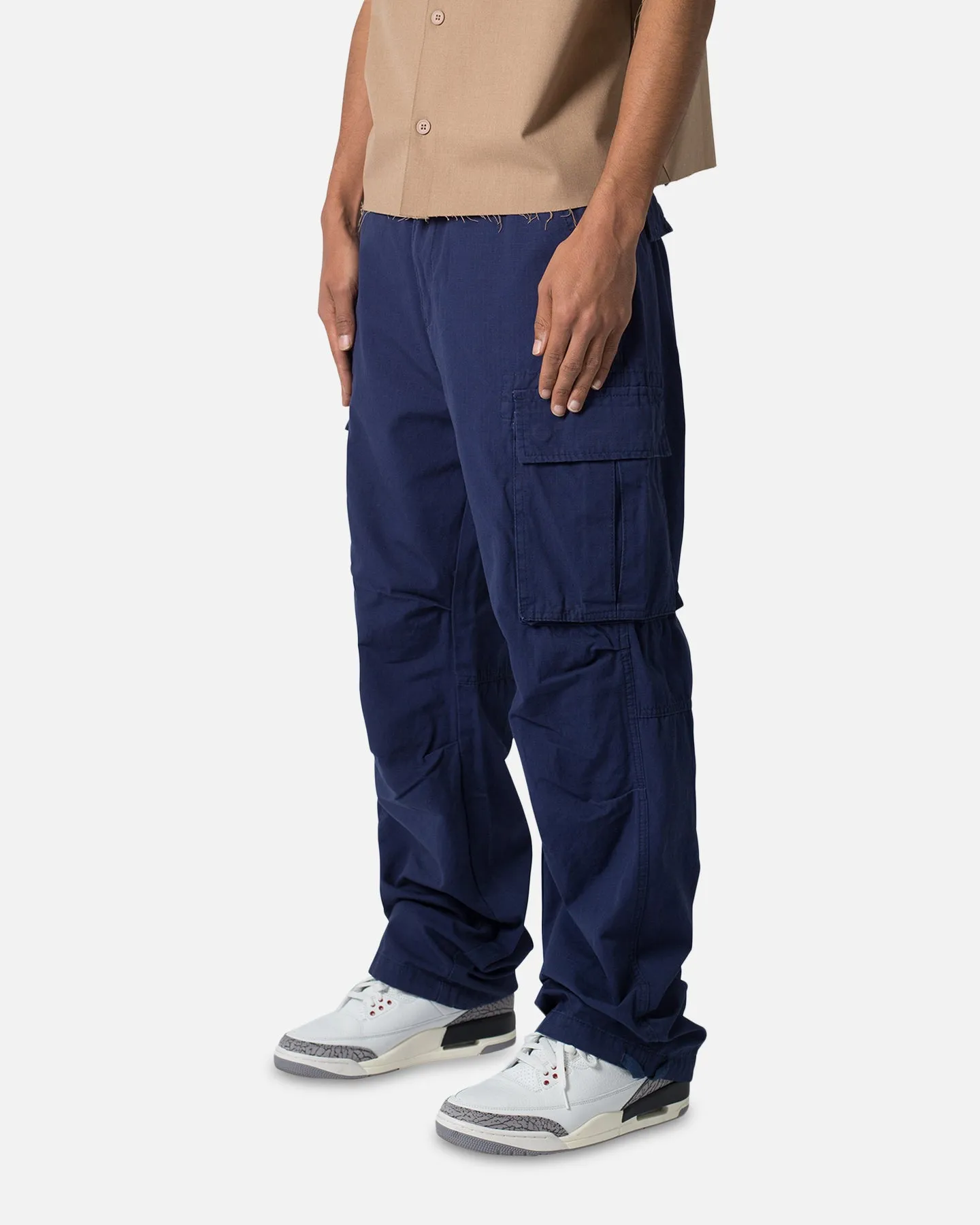 MNML Ultra Baggy Vintage Cargo Pants Navy