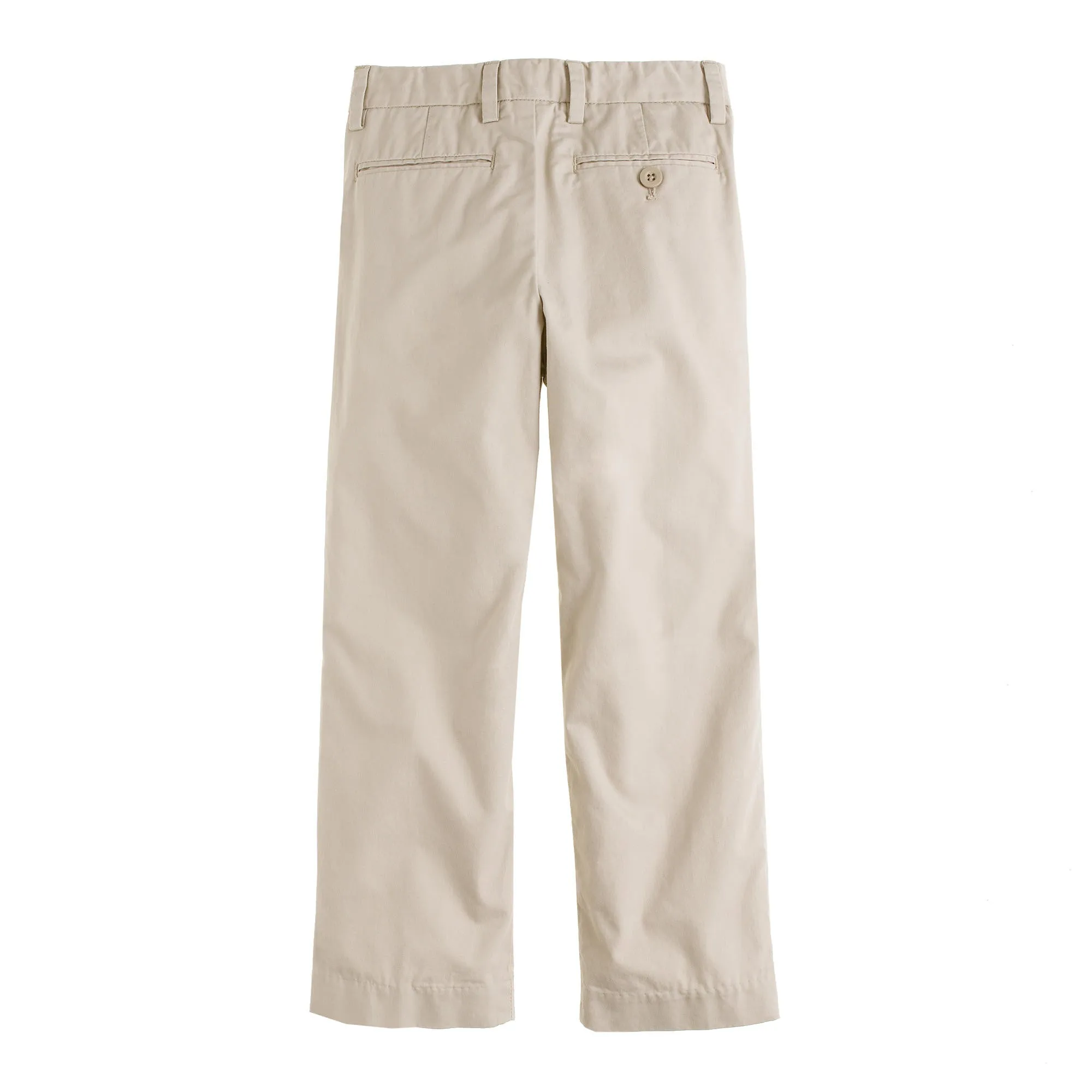 NEW CREWCUTS J. CREW Kids Lightweight Khaki Cotton Chinos STRAIGHT PANTS 12