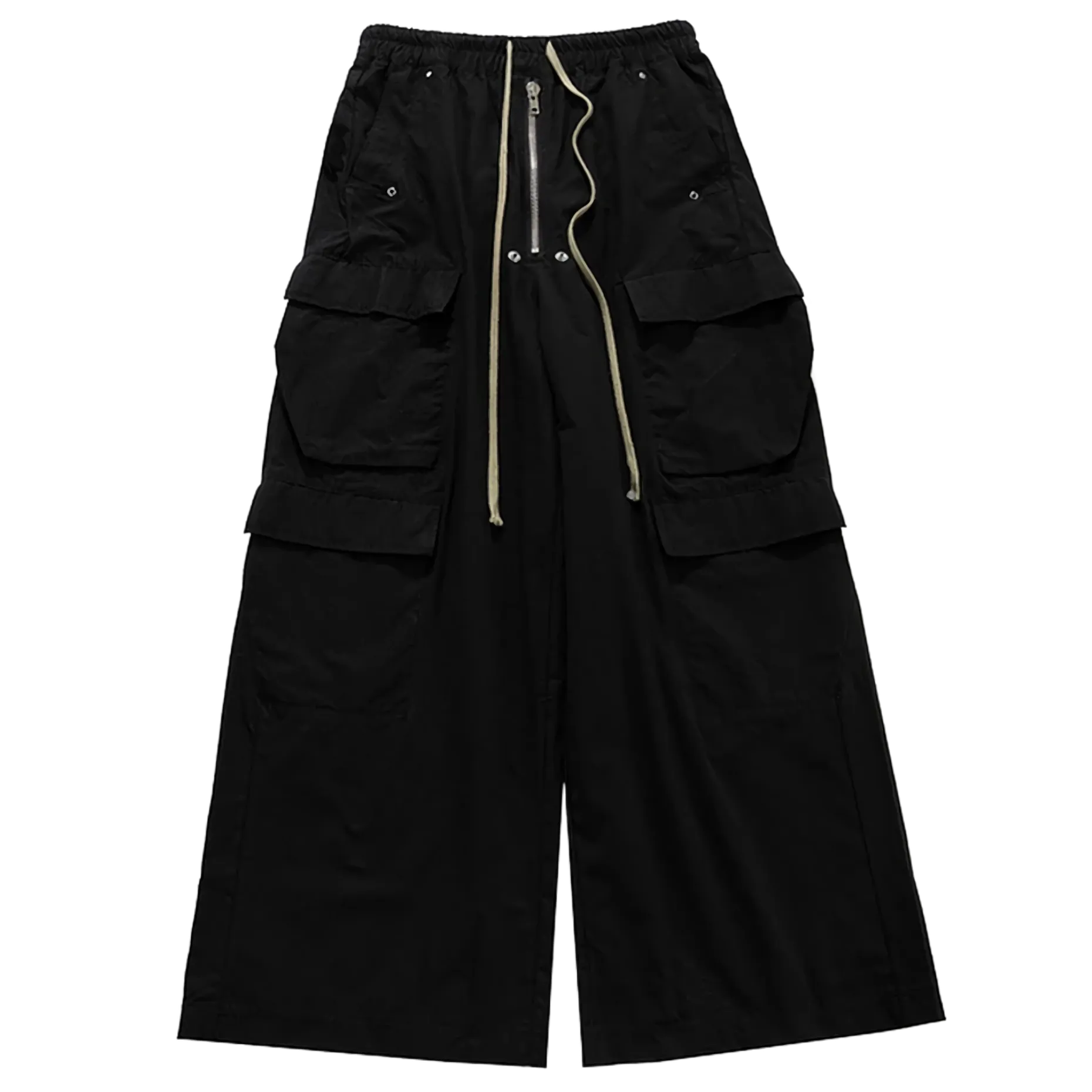 Noir Utility Drawstring Pants