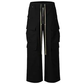 Noir Utility Drawstring Pants