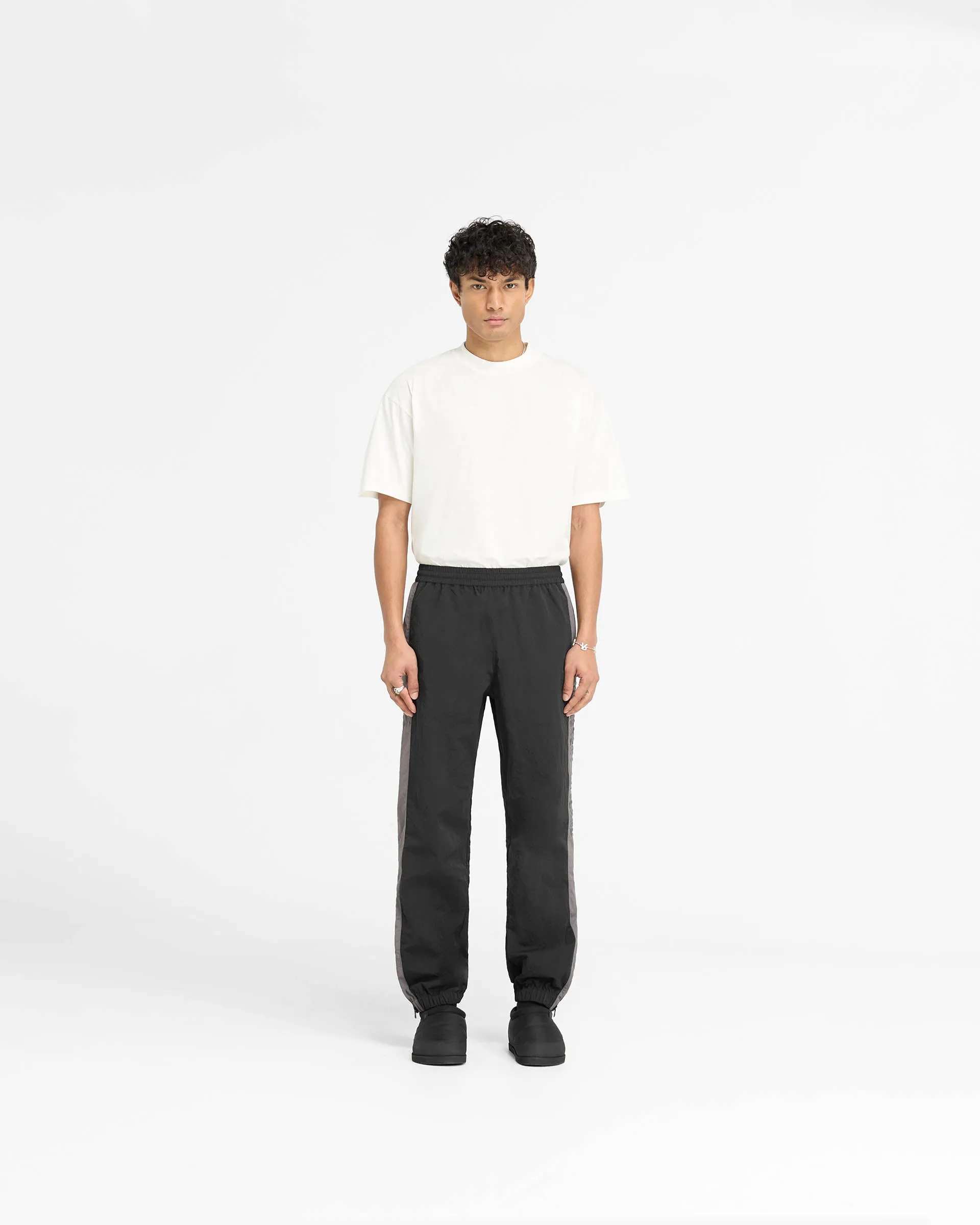 Nylon Track Pant - Black