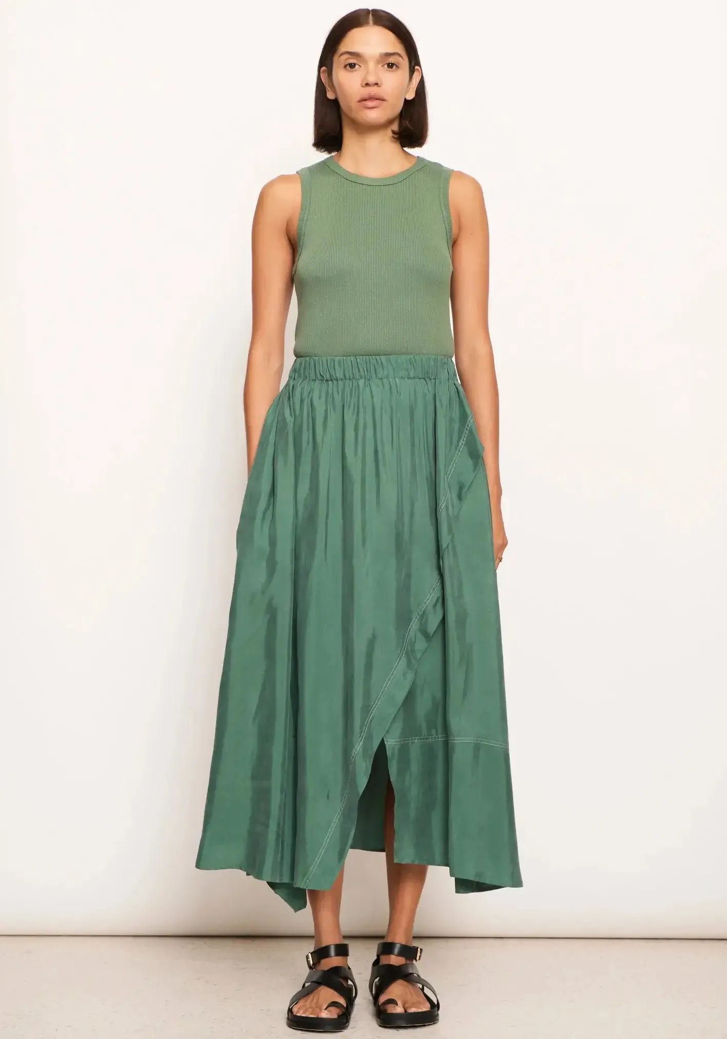 POL Vault Wrap Skirt - Green