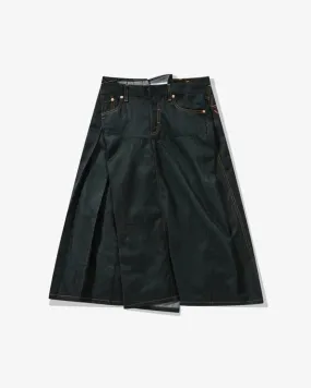 Polyester Denim Levi'S Name Skirt