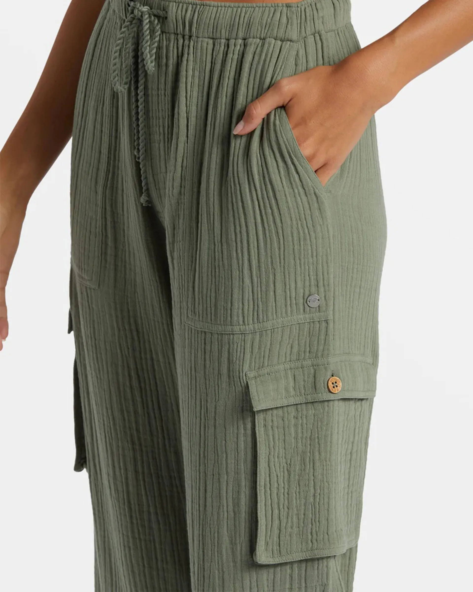 Precious High Waist Cargo Pants