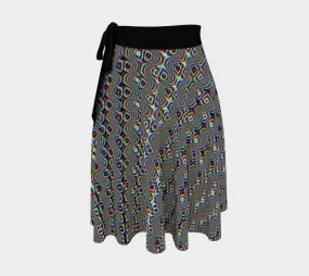 Psych Waves | Wrap Skirt | PatternNerd