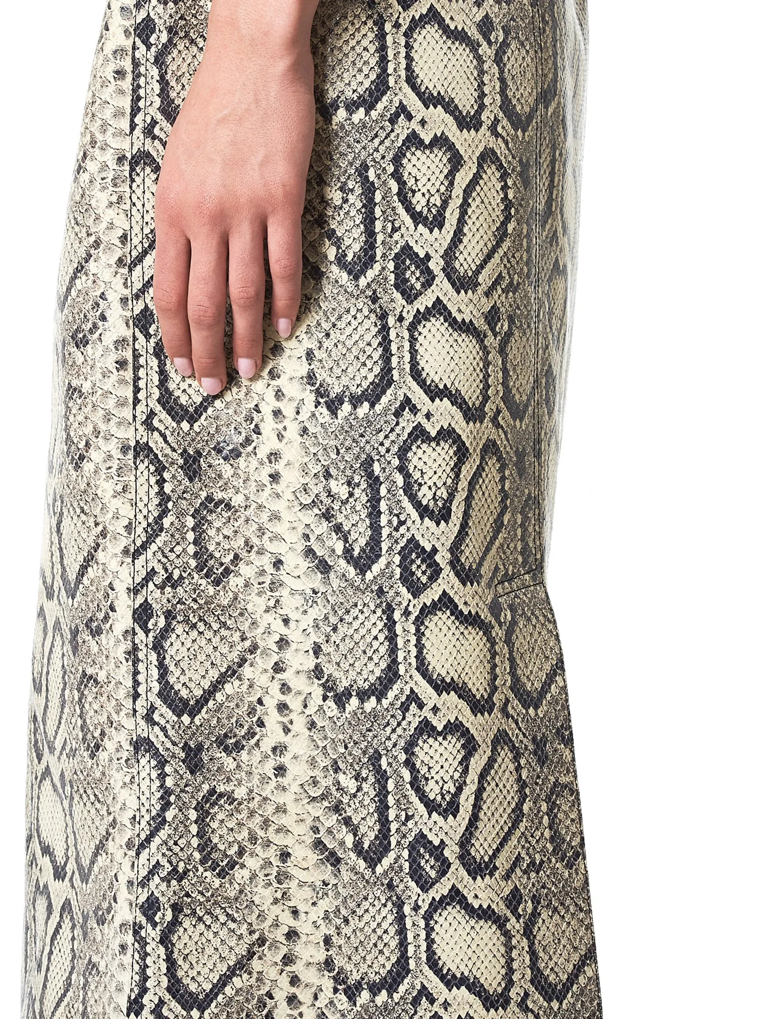 Python Wrap Skirt (S006-FP-NATURAL-WHITE)