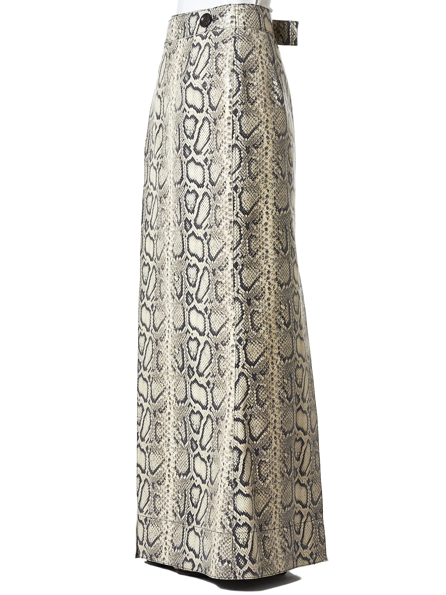 Python Wrap Skirt (S006-FP-NATURAL-WHITE)