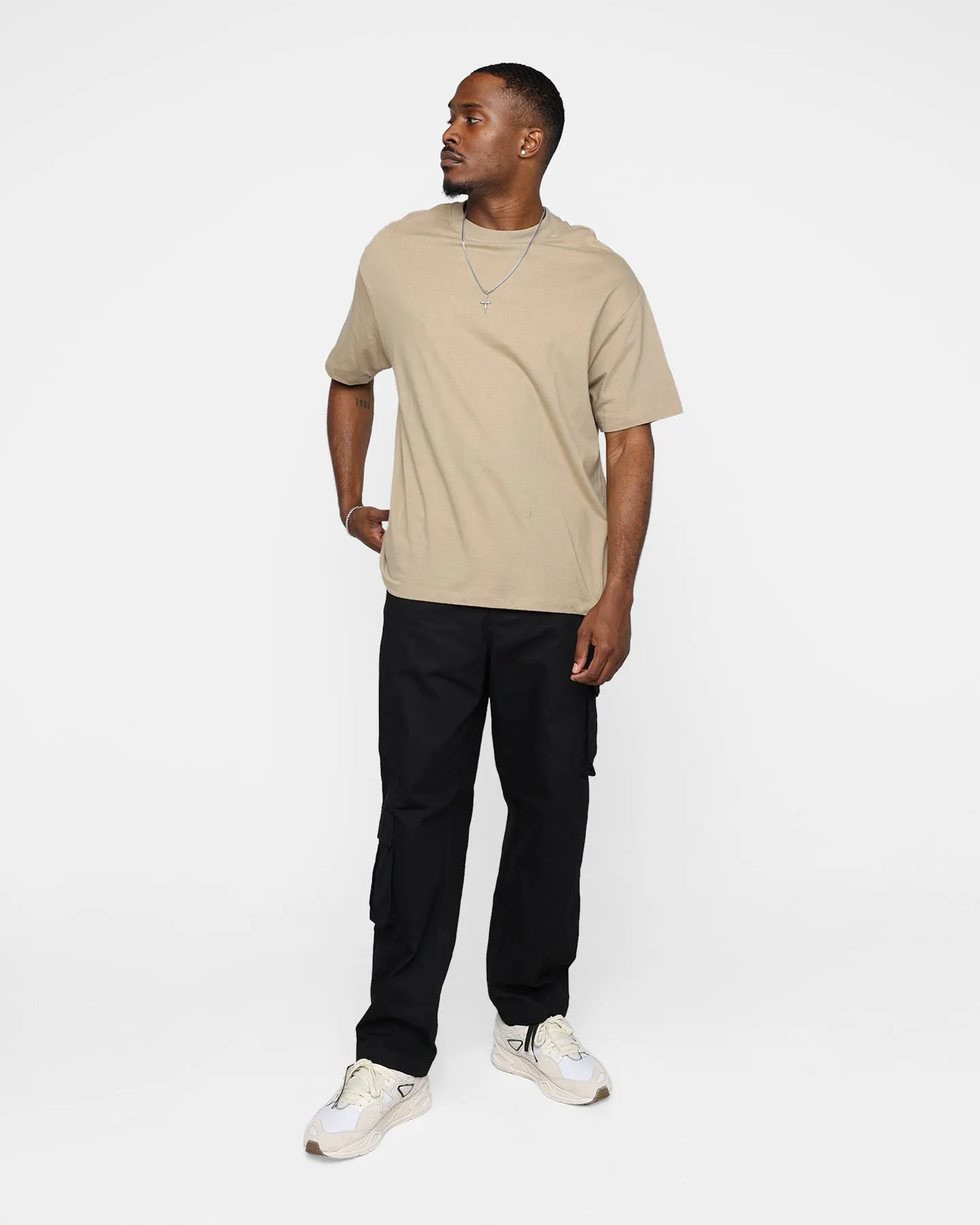 Renowned LA Renowned Lucid Raw Edge Cargo Pants Black