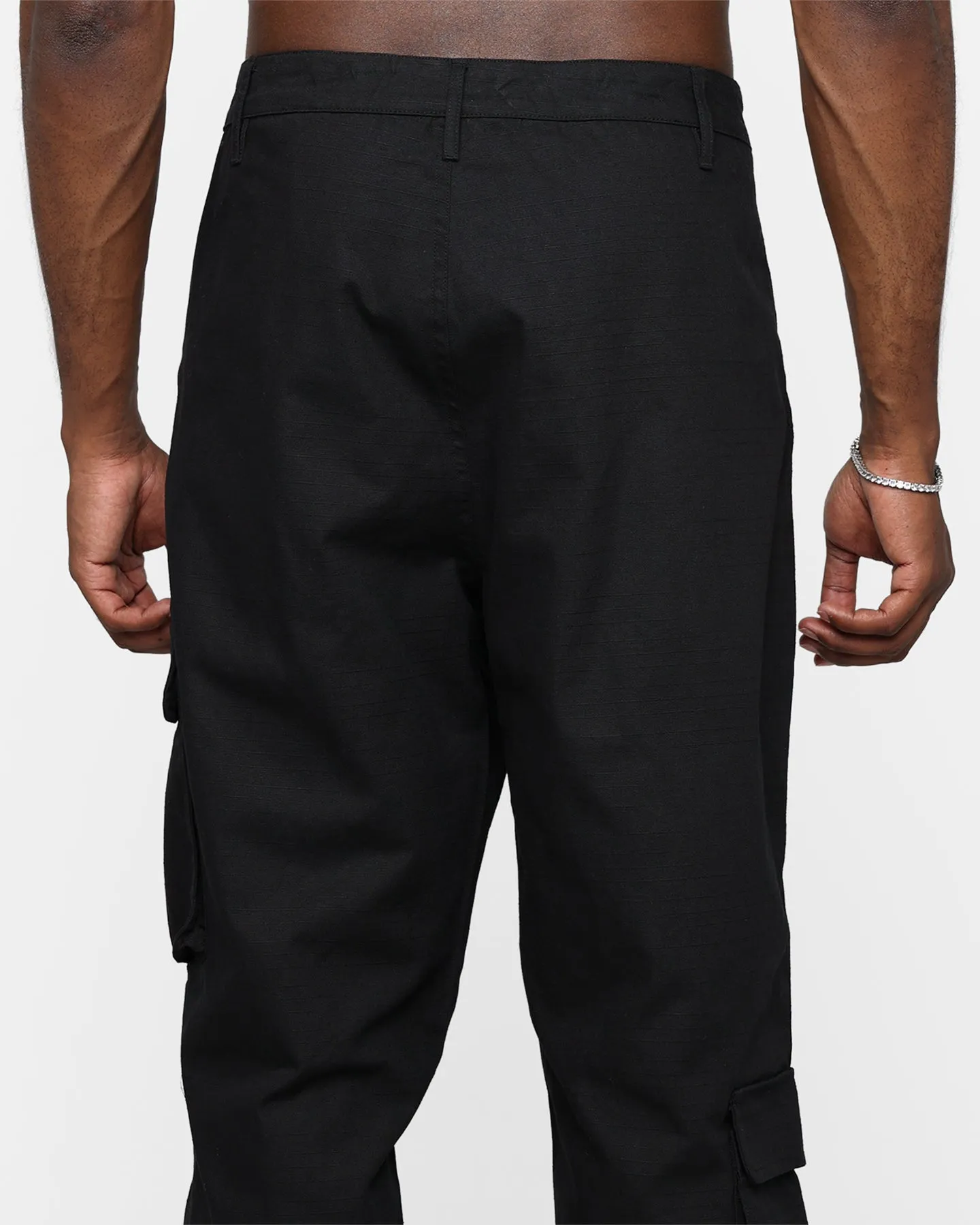 Renowned LA Renowned Lucid Raw Edge Cargo Pants Black