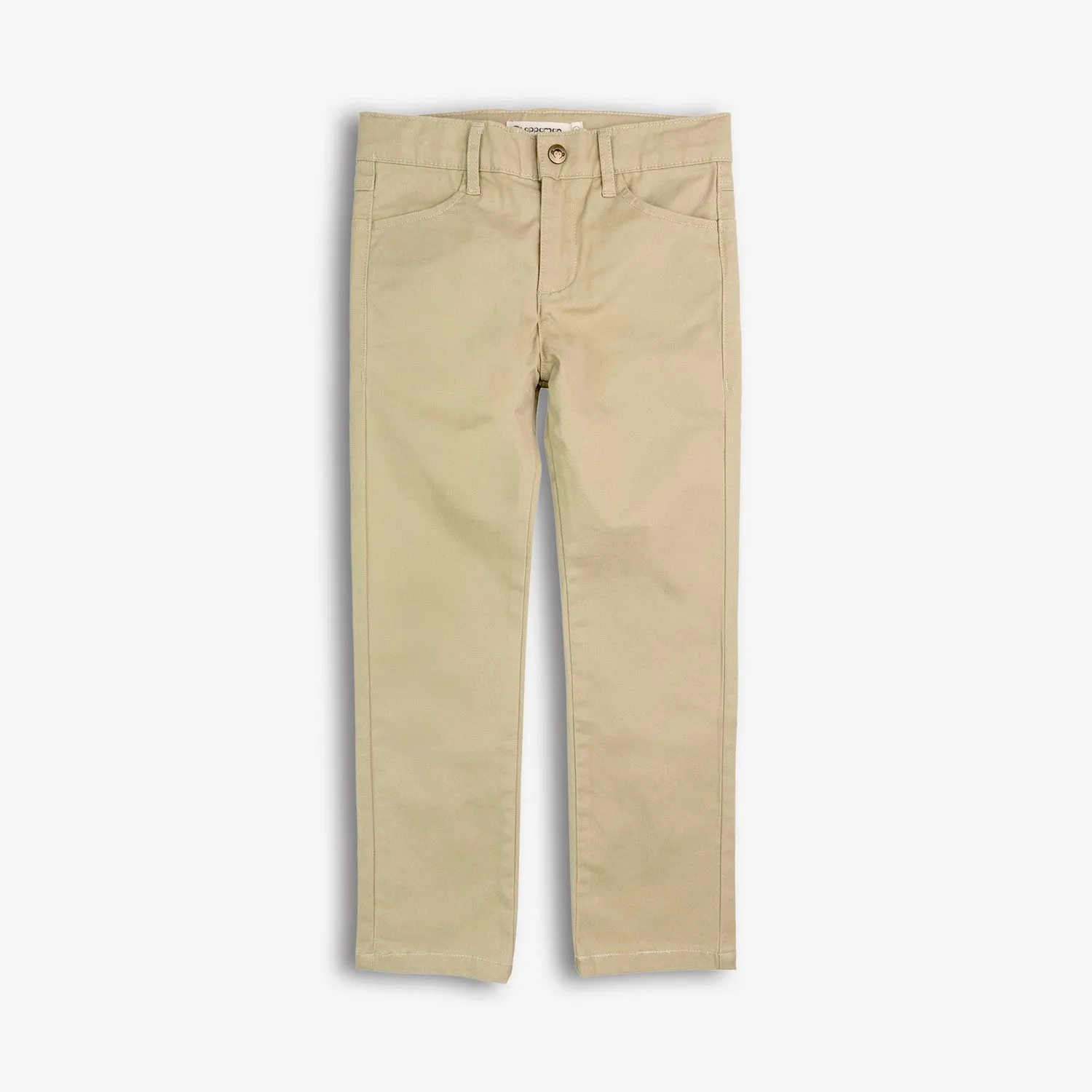 Skinny Twill Pant | Light Khaki