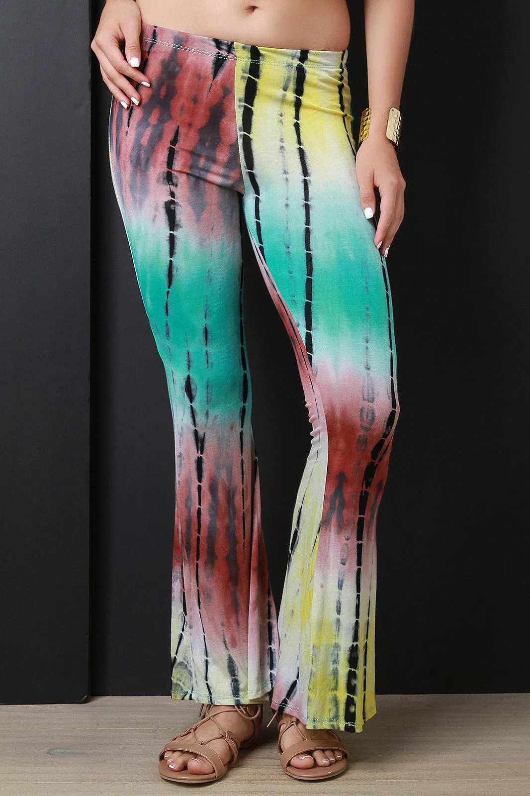 Tie Dye Flare Pants