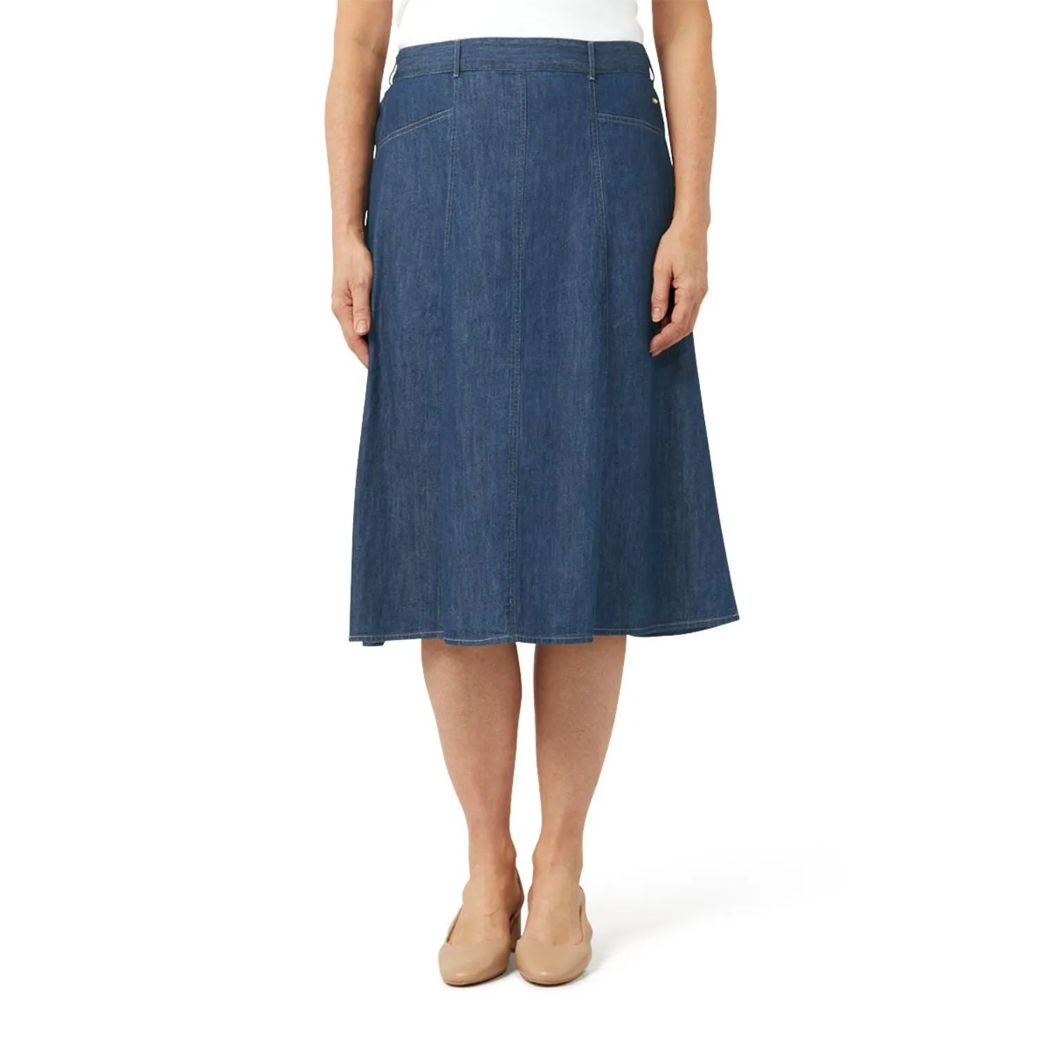 TIGI 18/20 Denim Panel Skirt