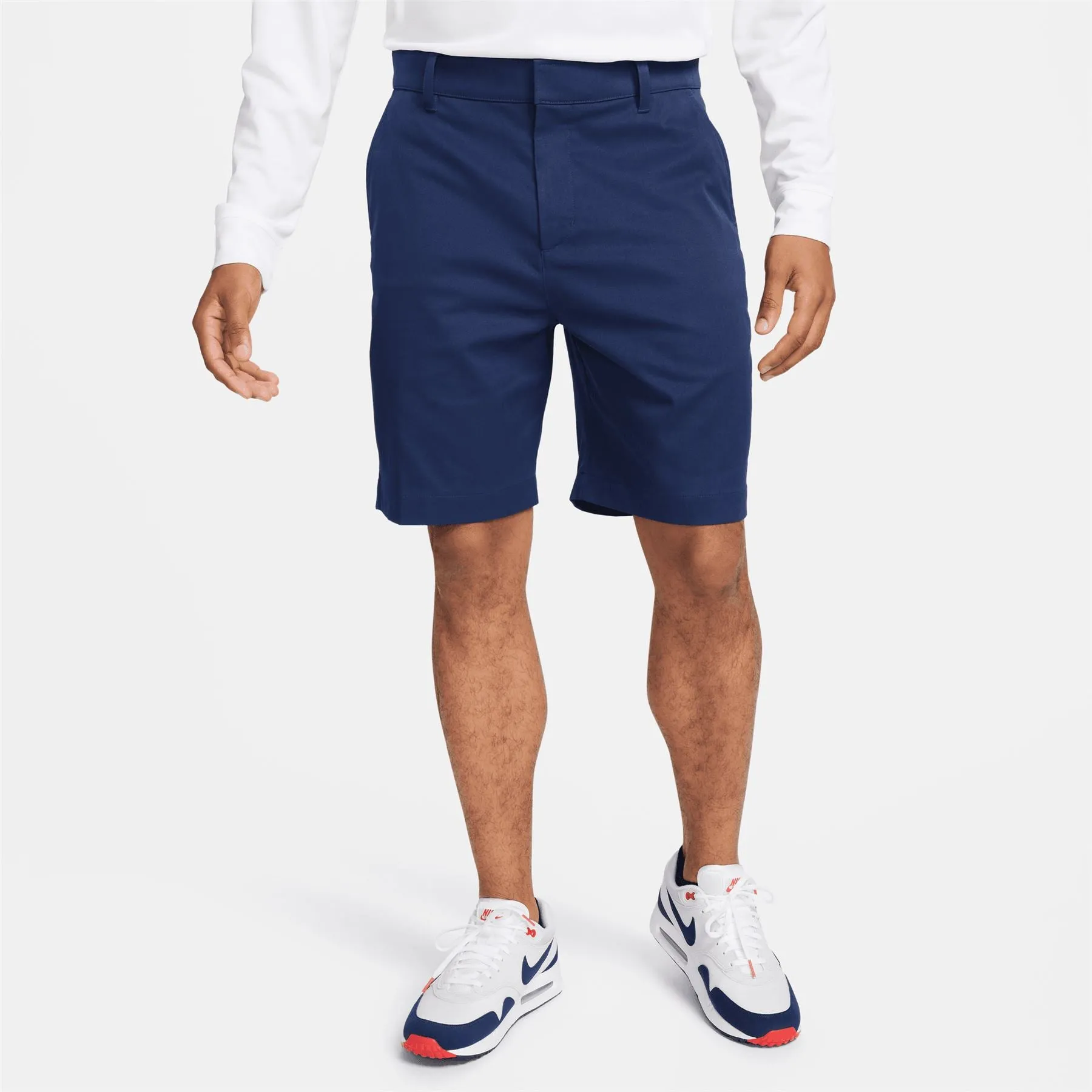 Tour 8 Inch Chino Golf Shorts Midnight Navy/Black - AW24